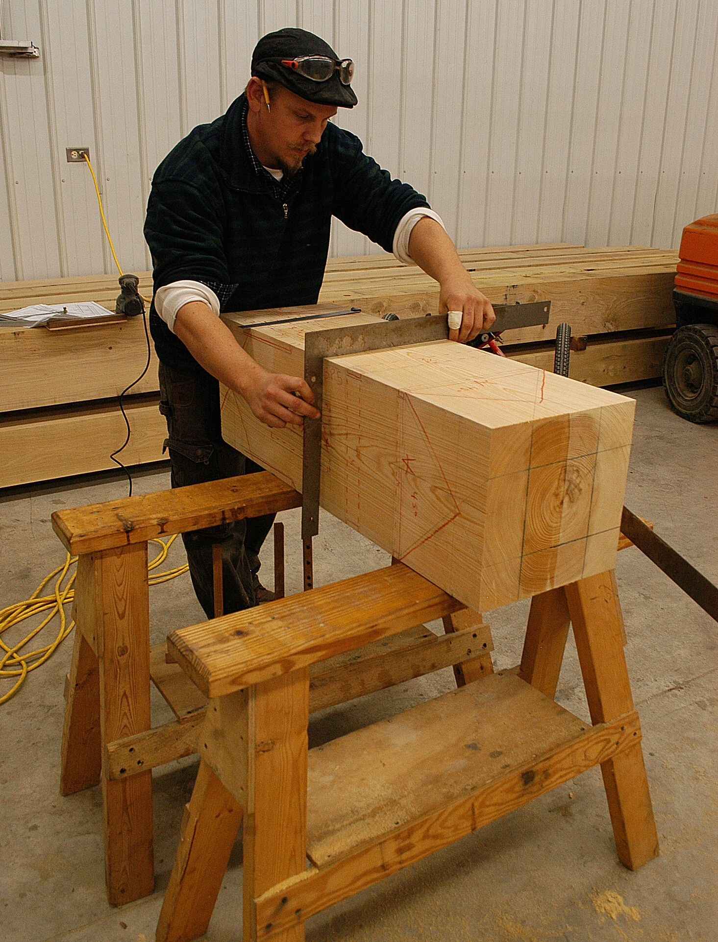 Lumber Sheds Construction