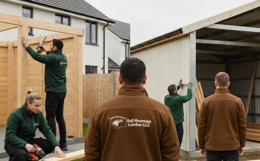 Lumber Sheds Construction