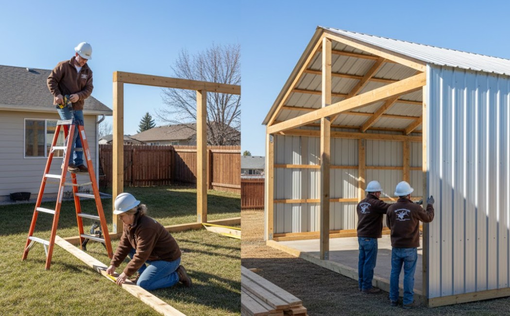 Construction Lumber Sheds
