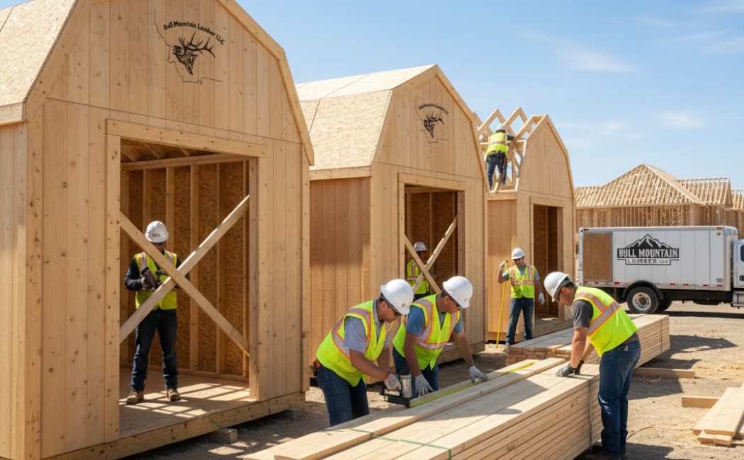 Residential and Commercial Lumber Sheds Building Materials Experts Why Choose Bull Mountain Lumber LLC For Your Home Project